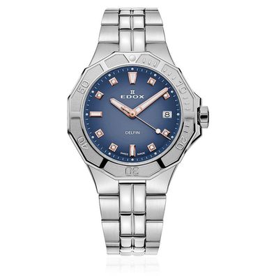 Edox - 53020 3M BUDDR - Armbanduhr - Damen - Quarz - Delfin Lady