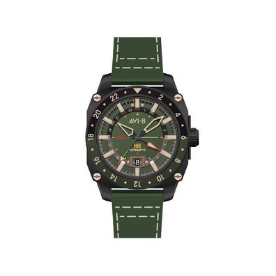 AVI-8 - AV-4122-03 - Armbanduhr - Herren - Automatik - HAWKER HUNTER ATLAS GMT