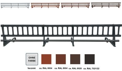 2,0 m Schneefanggitter Set für Photovoltaikanlagen 320 kg pro Meter stark