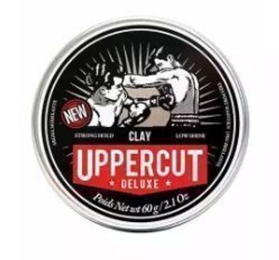 Uppercut Deluxe Matt Clay Haarstyling-Paste, 60g - Langanhaltende Mattierung, mittler