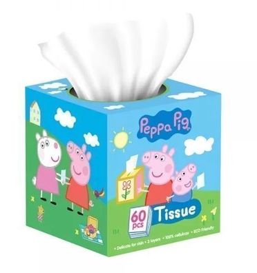 Peppa Pig Feuchttécher fér Kinder, 56 Stéck