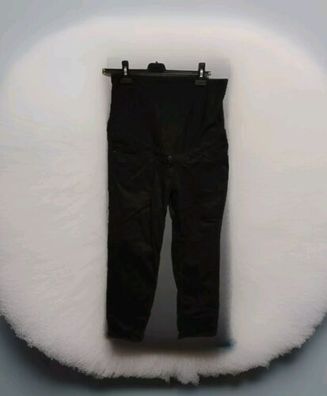 H&M Mama Hose Umstandshose Gr. 42 mit Bauchband schwarz chic bequem * A1*