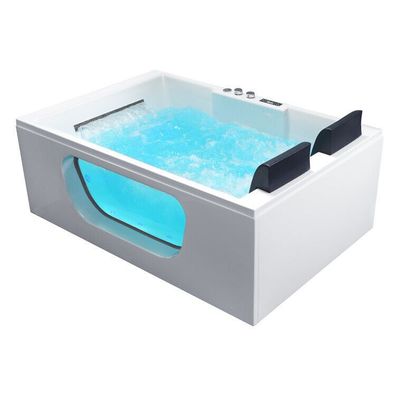 Whirlwanne AWT GE123TSL 188x125 Whirlpool Badewanne Massage Ozon