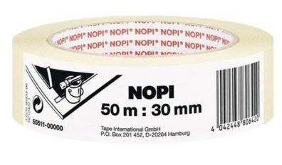 Nopi Profi Malerband Beige 25mm x 5m