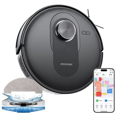 Proscenic Q8 Roboterstaubsauger 4200 Pa Saugleistung 200min Laufzeit APP-Steuerung