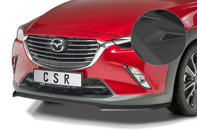 CSR Cup-Spoilerlippe mit ABE für Mazda CX3 CSL533-L Lackierung erforderlich (schwarz