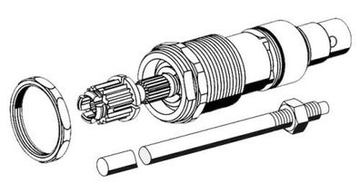 SCHELL Oberteil POLAR II Set Ablänghilfe, Spindel L: 488 222350099