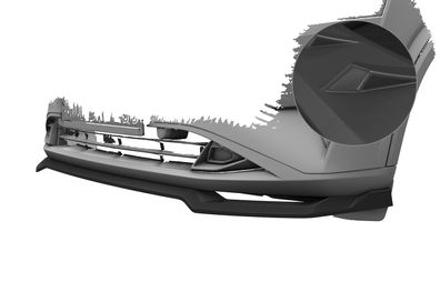 CSR Cup-Spoilerlippe mit ABE für Nissan Qashqai (J12) CSL866-L Lackierung erforderli