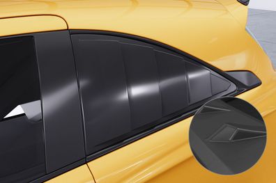 CSR Seitenscheibenblenden für Opel Corsa E 3-Türer SSB007-L Lackierung erforderlich