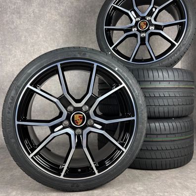 Sommerräder Porsche Taycan 21" Original RS SPYDER Felgen TURBO S 9J1073660M TOP