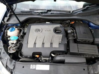 Motor VW Golf VI 1.6 TDI CAYC 89TKM 77KW 105PS komplett inkl. Lie
