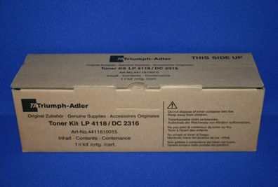 Triumph-Adler 4411810015 Toner Black ( 411810010 ) -A