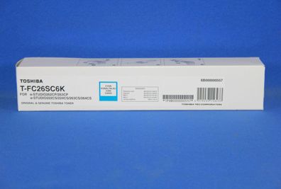 Toshiba T-FC26SC6K Toner Cyan 6B000000557 -A