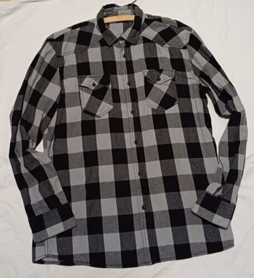 Livergy Herren Hemd Gr. L 41/42 langarm kariert * A7*
