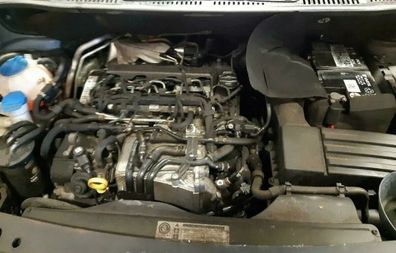 MOTOR VW CADDY IV 2.0 TDI DFSD CUUD 75 KW 102 PS 38 Tkm komplett