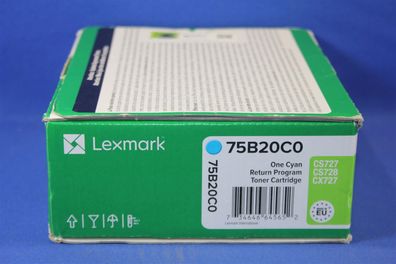 Lexmark 75B20C0 Toner Cyan -A