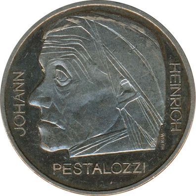 Schweiz 5 Franken 1977 Johann Heinrich Pestalozzi*