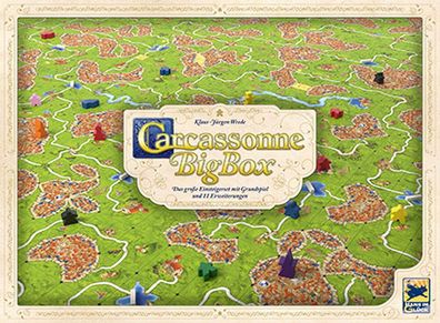 Carcassonne Big Box - Grundspiel mit 11 Erweiterungen!