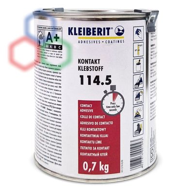 Kleiberit 114.5 Kontaktkleber Kontaktklebstoff Universalklebstoff 0,7 kg Dose