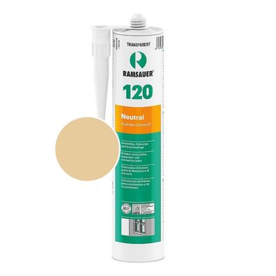 Ramsauer 120 Neutral Silikon Eiche Fugen Dichtstoff Dichtmasse 310 ml Kartusche