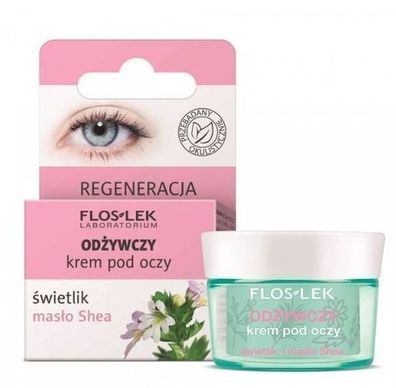 Flos-Lek Augencreme mit Johanniskraut & Sheabutter, 15ml