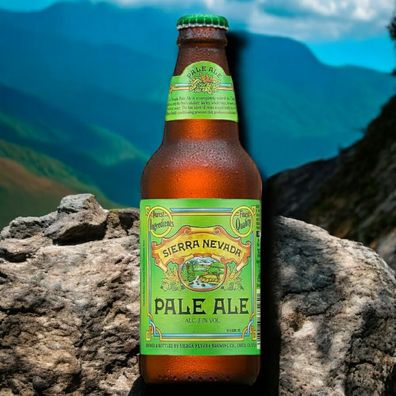 3 Flaschen Sierra Nevada Pale Ale 0,355 l Bier aus den USA 10,15 E/L