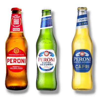 Peroni Mix - Nastro Azzurro & Prodotta a Bari & Stil Capri 24 x 0,33 L