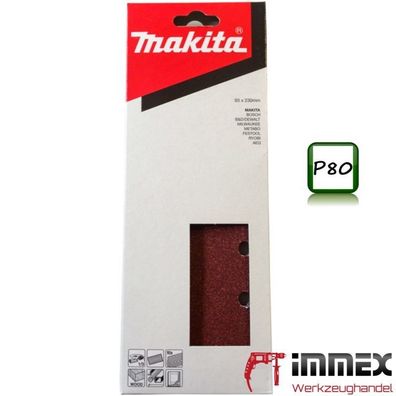 Makita Schwingschleifer Sander Schleifpapier 93x230 P80 P-31859 VOM Fachhandel !