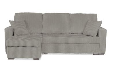 Ecksofa Designer, Sofa L-Form Rene stoff Estella Beige Links