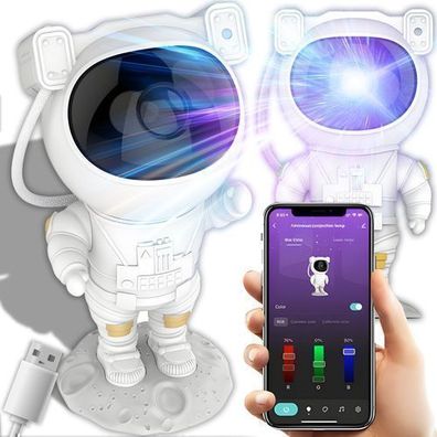 Astronaut Projektor Galaxy Sternenhimmel Starry Lampe Nachtlicht Kinder Retoo