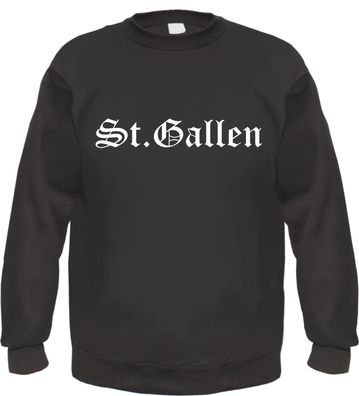 St. Gallen Sweatshirt - Altdeutsch - bedruckt - Pullover