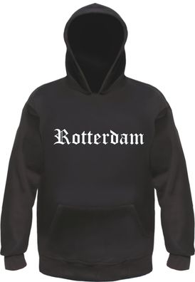 Rotterdam Kapuzensweatshirt - Altdeutsch bedruckt - Hoodie Kapuzenpullover