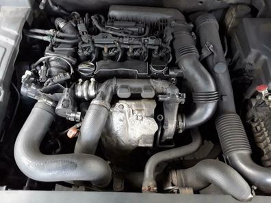 Motor Peugeot 1007 1.6 HDi 9HZ 70 TKM 80 KW 109 PS komplett inkl