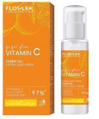 Floslek Laboratorium Go For Glow Vitamin C Ultra lekki Krem, 30 ml