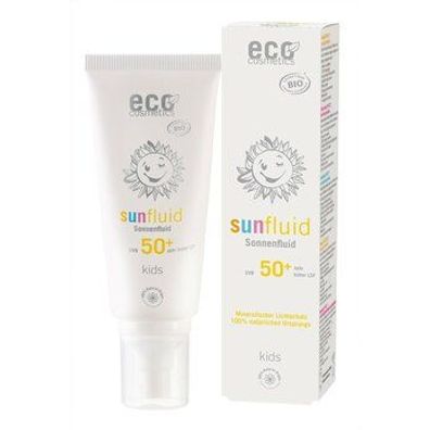 eco cosmetics Kids Sonnenfluid LSF 50+ 100ml