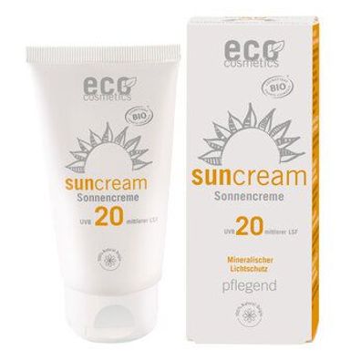 eco cosmetics Sonnencreme LSF 20 mit Sanddorn und Olive 75ml