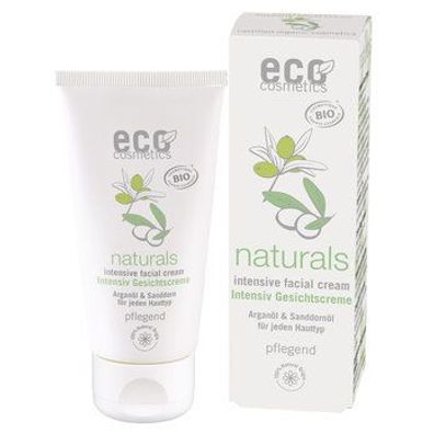 eco cosmetics Intensive Gesichtscreme mit Arganöl und Sanddorn 50ml