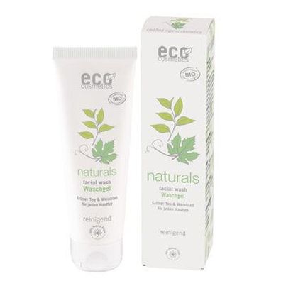 eco cosmetics Waschgel mit grünem Tee und Weinblatt 125ml