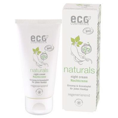 eco cosmetics Nachtcreme mit Ginseng und Bio Granatapfel 50ml