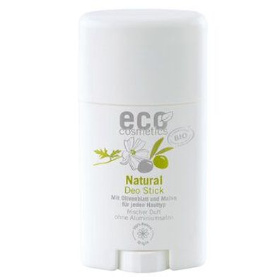 eco cosmetics Natural Deo Stick mit Olivenblatt und Malve 50ml