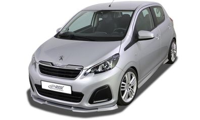 RDX Frontspoilerlippe VARIO-X mit ABE für Peugeot 108 Frontlippe Front Ansatz Vorne