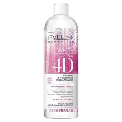 Eveline Cosmetics Aufhellendes und Feuchtigkeitsspendendes Mizellenwasser, 400ml