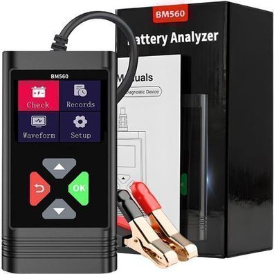 Batterietester KFZ Autobatterietester 20V Test-Scan-Tool Digital Battery Retoo