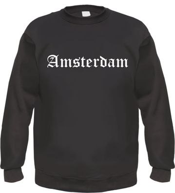 Amsterdam Sweatshirt - Altdeutsch - bedruckt - Pullover