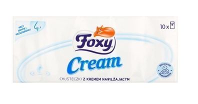 Feuchtigkeitsspendende Pflegetécher mit Creme, 10 Stéck Packung