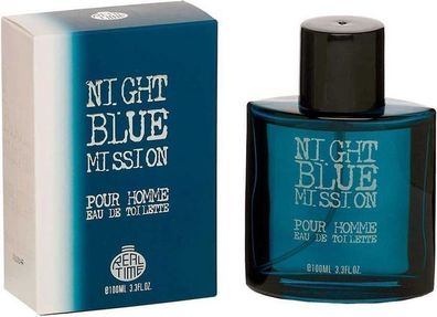 Echtzeit Nachtblau Mission Pour Homme Eau de Toilette, 100 ml