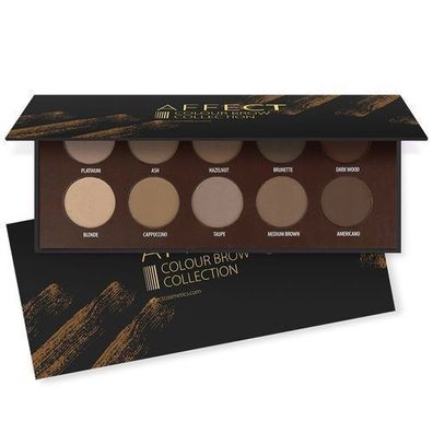 Affect Colour Brow Collection Augenbrauenpalette, 10 x 2g