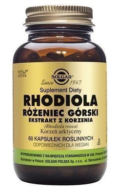 Rhodiola Wurzelextrakt Kapseln 60Bio-Stressbewältigung