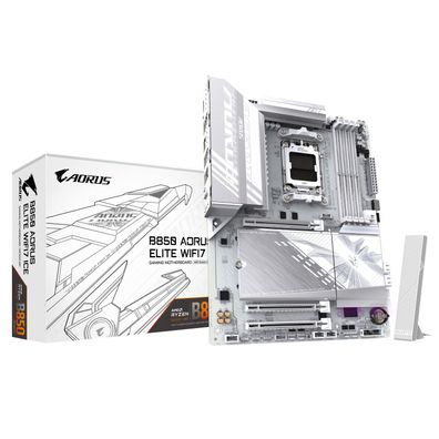 Gigabyte B850 AORUS ELITE ICE ATX Mainboard Sockel AM5 WIFI7/DP