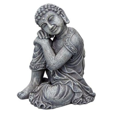 Hobby Little Buddha 10x9x12,5cm - Asien Skulptur Fische Aquarium fernöstliche Deko